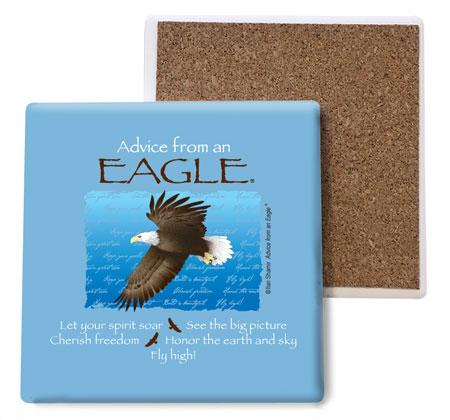 Advice from an Eagle Coaster Set
