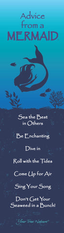 Advice from a Mermaid Laminated Bookmark