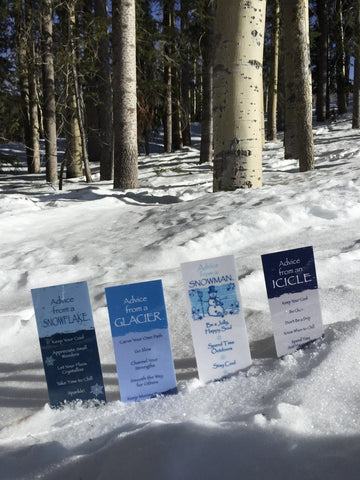 Advice from a Snowflake Laminated Bookmark