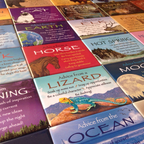 .Best Advice Set  You Choose - 6 Jumbo Magnet Set