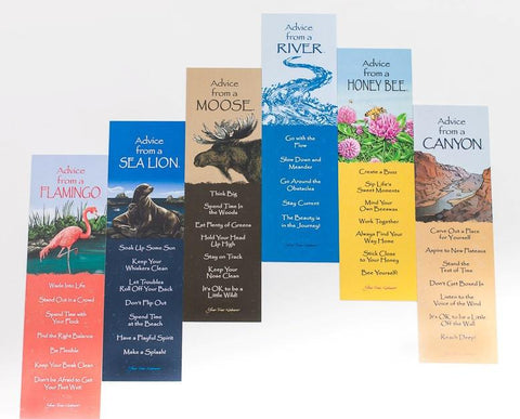 .Best Advice Set You Choose - 12 Assorted Laminated Bookmarks