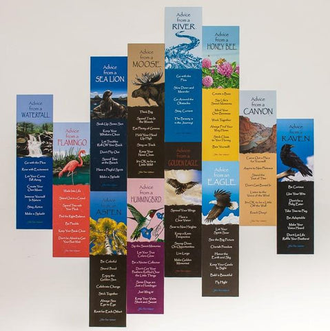 .Best Advice Set You Choose - 12 Assorted Laminated Bookmarks