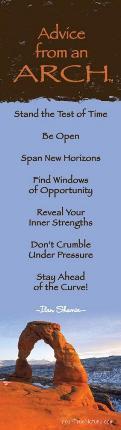Advice from an Arch - Laminated Bookmark