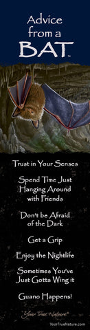 Advice from a Bat Laminated Bookmark