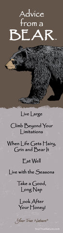 Advice from a Bear Laminated Bookmark