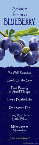 Advice from a Blueberry Laminated Bookmark