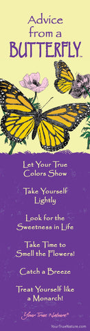 Advice from a Butterfly Laminated Bookmark