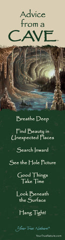 Advice from a Cave Laminated Bookmark