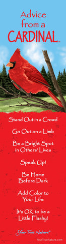 Advice from a Cardinal Laminated Bookmark