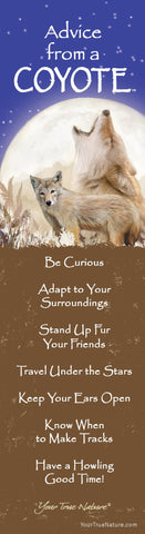 Advice from a Coyote Laminated Bookmark