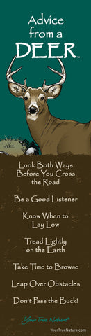Advice from a Deer Laminated Bookmark