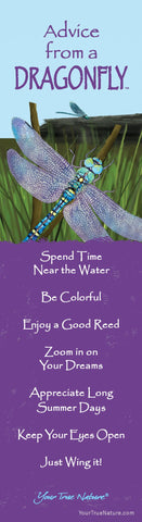 Advice from a Dragonfly Laminated Bookmark