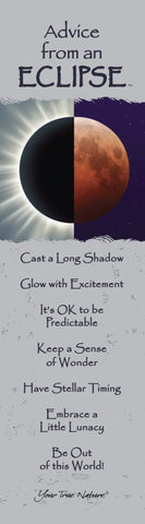 Advice from an Eclipse Laminated Bookmark