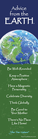 Advice from the Earth Laminated Bookmark