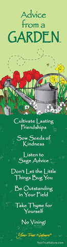 Advice from a Garden Laminated Bookmark