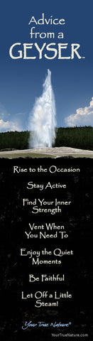 Advice from a Geyser Laminated Bookmark