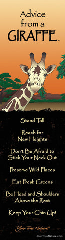 Advice from a Giraffe Laminated Bookmark