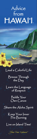 Advice from Hawai'i Laminated Bookmark