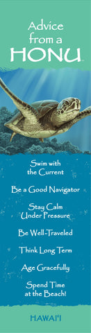 Advice from a Honu- Hawai'i- Laminated Bookmark
