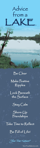 Advice from a Lake Laminated Bookmark