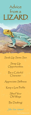 Advice from a Lizard Laminated Bookmark