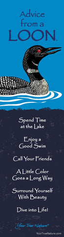 Advice from a Loon Laminated Bookmark