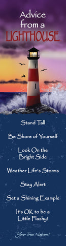 Advice from a Lighthouse Laminated Bookmark
