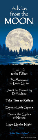 Advice from the Moon Laminated Bookmark