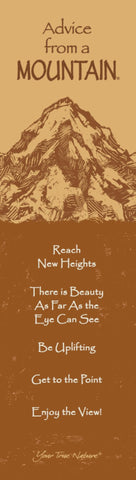 Advice from a Mountain Laminated Bookmark