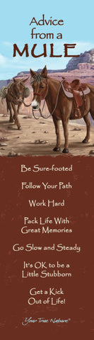 Advice from a Mule Laminated Bookmark