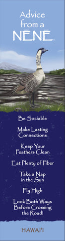 Advice from a Nēnē- Hawai'i- Laminated Bookmark