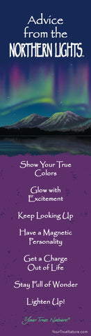 Advice from the Northern Lights Laminated Bookmark