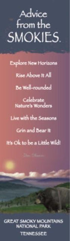 Advice from the Smokies -Laminated Bookmark