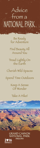 Advice from a National Park- Grand Canyon National Park- Laminated Bookmark