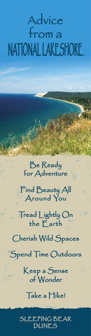 Advice from a National Lakeshore- Sleeping Bear Dunes - Laminated Bookmark