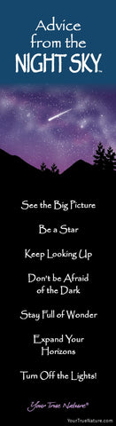 Advice from the Night Sky Laminated Bookmark