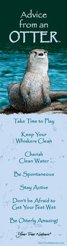 Advice from an Otter Laminated Bookmark