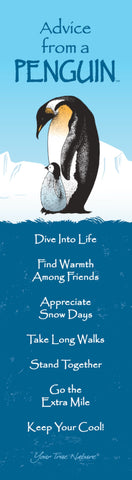 Advice from a Penguin Laminated Bookmark