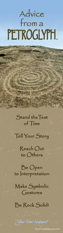 Advice from a Petroglyph Laminated Bookmark
