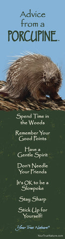 Advice from a Porcupine Laminated Bookmark