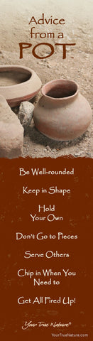 Advice from a Pot Laminated Bookmark