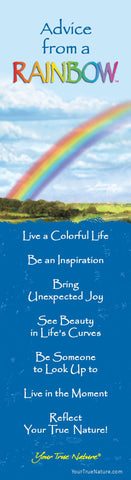 Advice from a Rainbow Laminated Bookmark