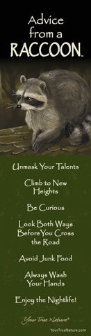 Advice from a Raccoon Laminated Bookmark