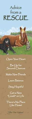 Advice from a Rescue Laminated Bookmark