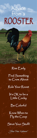 Advice from a Rooster Laminated Bookmark