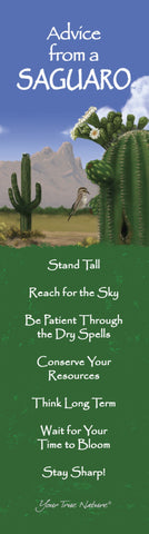 Advice from a Saguaro - WNPA - Laminated Bookmark