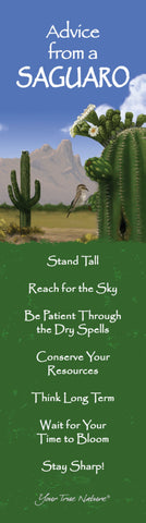 Advice from a Saguaro - Laminated Bookmark