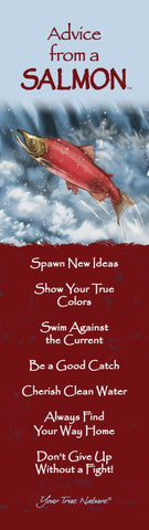 Advice from a Salmon Laminated Bookmark