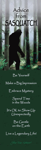 Advice from Sasquatch Laminated Bookmark