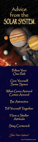 Advice from the Solar System Laminated Bookmark
